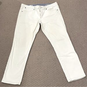 Women’s vintage gap 1969 always skinny white ankle jeans-32